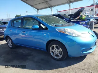 2011 Nissan LEAF SL-e with VIN JN1AZ0CP5BT007243, listed as a IAAI auction lot 41656364 with 36,042 mi miles. Bid and sale history available at carsss.com. Image 13.
