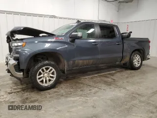 2022 Chevrolet Silverado 1500 LT with VIN 1GCUYDED1NZ182520, listed as a Copart auction lot 48967505 with 66,660 mi miles and Salvage Title. Bid and sale history available at DreamBid. Image 1.