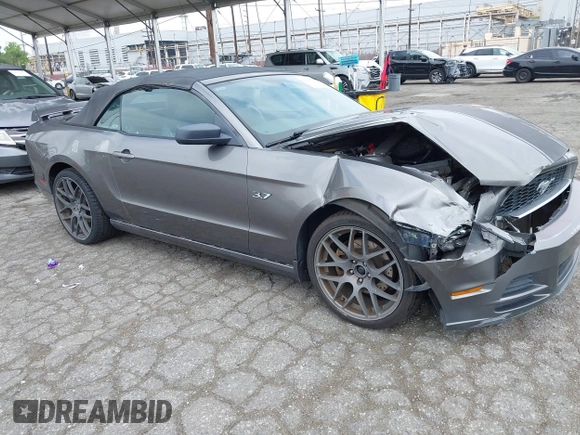 2013 Ford Mustang V6 with VIN 1ZVBP8EM8D5248243, listed as a IAAI auction lot 42429803 with 130,099 mi miles and . Bid and sale history available at DreamBid. Image 1.