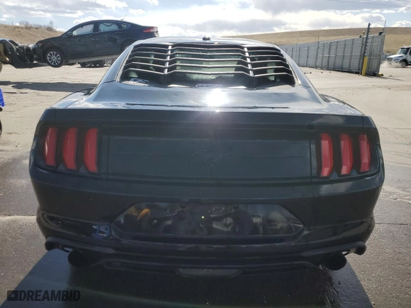 2020 Ford Mustang EcoBoost with VIN 1FA6P8TH6L5130383, listed as a Copart auction lot 48000495 with 52,930 mi miles and Clean Title. Bid and sale history available at carsss.com. Image 6.