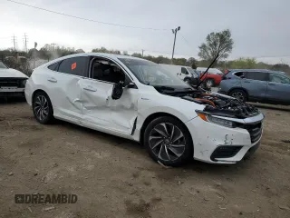 2021 Honda Insight Touring with VIN 19XZE4F93ME005079, listed as a Copart auction lot 52673425 with Not Provided miles and Clean Title. Bid and sale history available at carsss.com. Image 4.