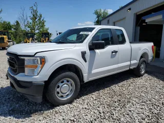 2021 Ford F-150 XL with VIN 1FTEX1CB5MKE66151, listed as a Copart auction lot 50883995 with 55,607 mi miles and Salvage title. Bid and sale history available at DreamBid. Image 1.