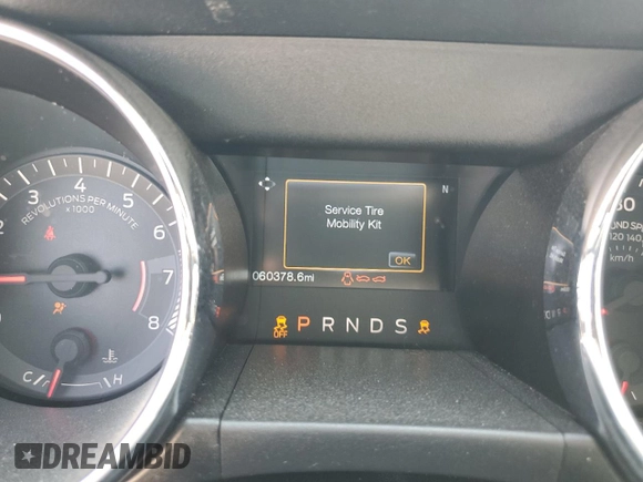 2016 Ford Mustang EcoBoost with VIN 1FA6P8TH0G5306687, listed as a Copart auction lot 59887715 with 60,378 mi miles and Salvage title. Bid and sale history available at DreamBid. Image 9.