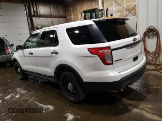 2015 Ford Utility Police Interceptor with VIN 1FM5K8AR8FGC29940, listed as a Copart auction lot 76601714 with 83,536 mi miles and Salvage Title. Bid and sale history available at carsss.com. Image 2.