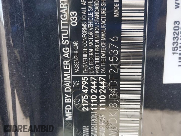2013 Mercedes-Benz E-Class E 350 with VIN WDDKJ8JB4DF215376, listed as a Copart auction lot 49077205 with 0 mi miles and Non Repairable. Bid and sale history available at carsss.com. Image 14.
