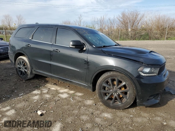 2018 Dodge Durango R/T with VIN 1C4SDJCT6JC341279, listed as a Copart auction lot 51673045 with Not provided miles and Salvage title. Bid and sale history available at DreamBid. Image 4.