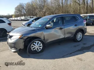 2016 Nissan Rogue SV with VIN KNMAT2MV1GP621391, listed as a Copart auction lot 52091055 with 99,970 mi miles and Salvage Title. Bid and sale history available at DreamBid. Image 1.