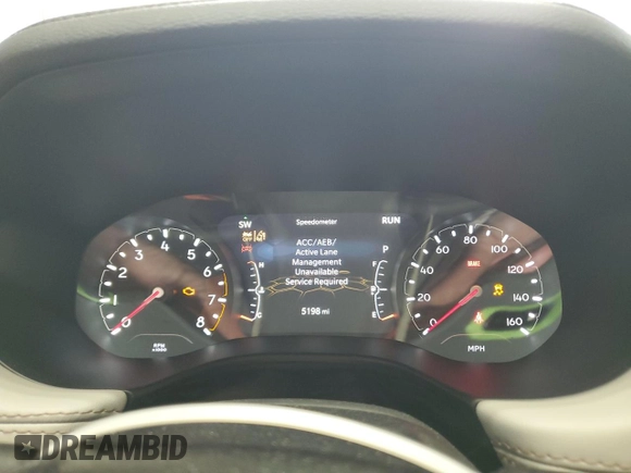 2024 Jeep Compass Limited с VIN 3C4NJDCN2RT176632, выставлен на аукционе Copart как лот 61791185 с пробегом 5 198 миль миль и Списание • Salvage title. История ставок и продаж доступна на DreamBid. Изображение 9.