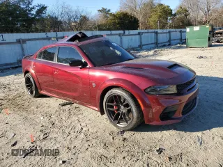 2023 Dodge Charger SRT Hellcat Widebody Jailbreak with VIN 2C3CDXL9XPH686532, listed as a Copart auction lot 47539245 with 7,490 mi miles and Salvage Title. Bid and sale history available at carsss.com. Image 4.