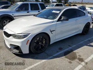 2018 BMW M4 with VIN WBS4Y9C54JAC86500, listed as a Copart auction lot 47798065 with 58,289 mi miles and Salvage Title. Bid and sale history available at carsss.com. Image 1.