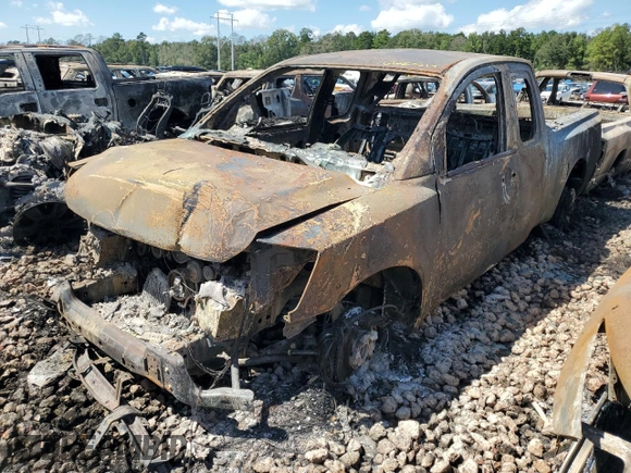 2010 Nissan Titan SE with VIN 1N6BA0CH0AN325143, listed as a Copart auction lot 66860214 with 77,033 mi miles and Salvage Title. Bid and sale history available at carsss.com. Image 1.