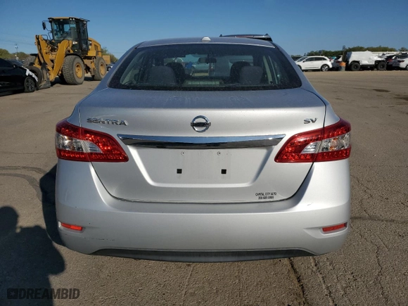 2015 Nissan Sentra SV with VIN 3N1AB7AP2FL668397, listed as a Copart auction lot 54011825 with 16,142 mi miles and Clean Title. Bid and sale history available at carsss.com. Image 6.