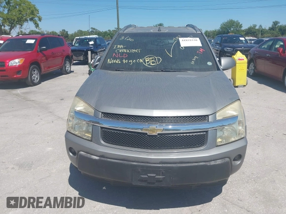 2006 Chevrolet Equinox LT with VIN 2CNDL63F266050597, listed as a IAAI auction lot 41859330 with 1 mi miles. Bid and sale history available at carsss.com. Image 6.