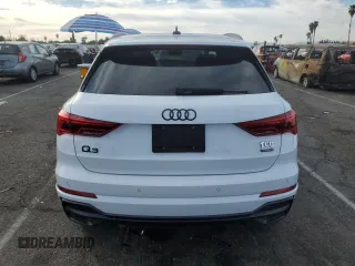 2022 Audi Q3 S line Premium with VIN WA1DECF38N1095344, listed as a Copart auction lot 43791725 with 16,261 mi miles and Salvage Title. Bid and sale history available at carsss.com. Image 6.