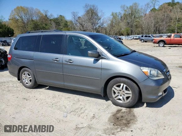 2007 Honda Odyssey Touring with VIN 5FNRL38847B008625, listed as a Copart auction lot 51933575 with 172,874 mi miles and Salvage Title. Bid and sale history available at carsss.com. Image 4.