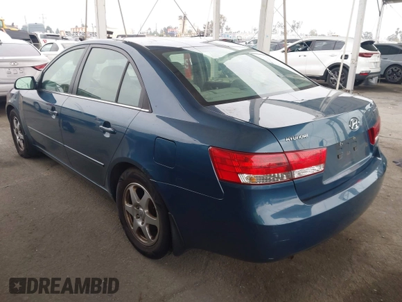 2006 Hyundai Sonata GLS with VIN 5NPEU46F16H120110, listed as a IAAI auction lot 42161406 with 83,366 mi miles and . Bid and sale history available at DreamBid. Image 3.