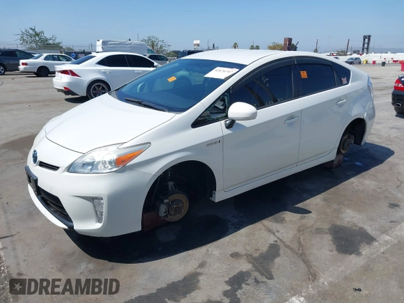 2015 Toyota Prius Four with VIN JTDKN3DU8F1984106, listed as a IAAI auction lot 42676087 with 54,956 mi miles and . Bid and sale history available at DreamBid. Image 22.