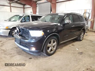 2011 Dodge Durango Citadel with VIN 1D4SE5GT2BC630842, listed as a Copart auction lot 59531205 with 198,493 mi miles and Clean title. Bid and sale history available at DreamBid. Image 1.