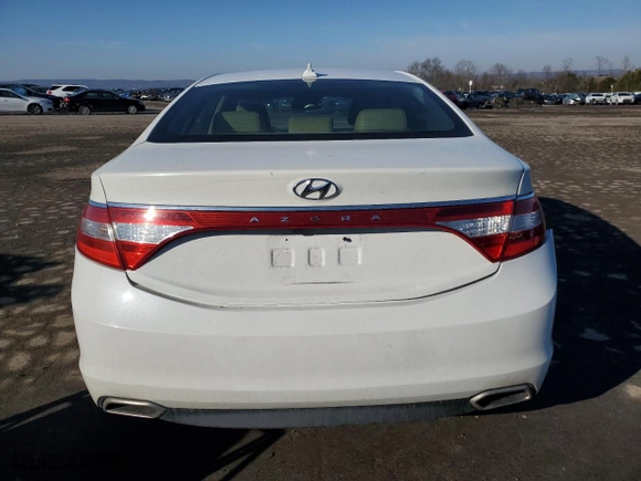 2015 Hyundai Azera with VIN KMHFG4JG7FA442796, listed as a Copart auction lot 45759345 with 129,040 mi miles and Salvage Title. Bid and sale history available at carsss.com. Image 6.