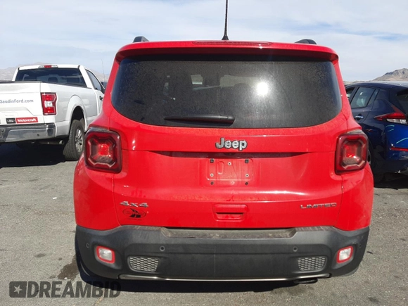 2021 Jeep Renegade Limited with VIN ZACNJDD13MPM33709, listed as a Copart auction lot 48390125 with 42,561 mi miles and Salvage title. Bid and sale history available at DreamBid. Image 6.