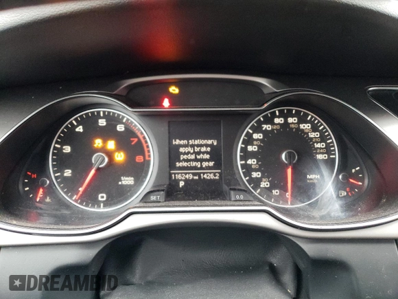 2013 Audi A4 Premium с VIN WAUAFAFL2DN031556, выставлен на аукционе Copart как лот 52485145 с пробегом 116 249 миль миль и Списание • Salvage title. История ставок и продаж доступна на DreamBid. Изображение 9.