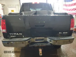 2011 Nissan Titan SL with VIN 1N6AA0ECXBN305433, listed as a Copart auction lot 47837825 with 344,919 mi miles and Salvage Title. Bid and sale history available at carsss.com. Image 6.