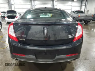 2013 Lincoln MKS with VIN 1LNHL9EK4DG615815, listed as a Copart auction lot 51675925 with 108,273 mi miles and Salvage title. Bid and sale history available at DreamBid. Image 6.
