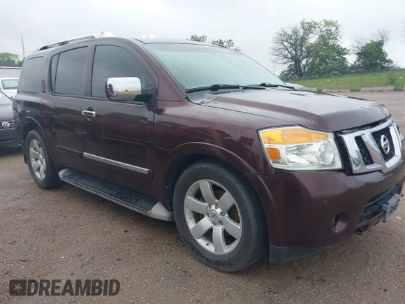 2014 Nissan Armada SL z VIN 5N1BA0NC8EN601509, wystawiony jako IAAI lot #42420782 z przebiegiem 131 717 mil mil oraz . Historia ofert i sprzedaży dostępna na DreamBid. Obrazek 1.