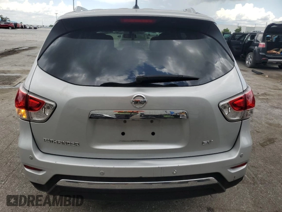 2016 Nissan Pathfinder S with VIN 5N1AR2MN0GC637891, listed as a Copart auction lot 62486415 with 139,182 mi miles and Salvage title. Bid and sale history available at DreamBid. Image 6.