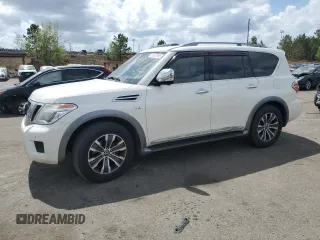 2017 Nissan Armada SV with VIN JN8AY2NC4H9503019, listed as a Copart auction lot 51537995 with 157,084 mi miles and Clean Title. Bid and sale history available at carsss.com. Image 1.