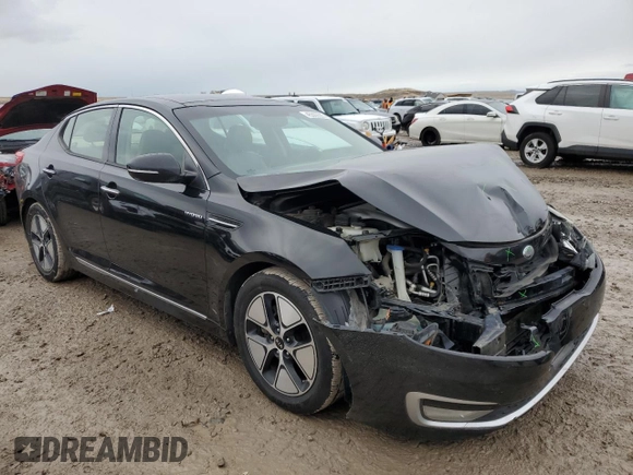 2013 Kia Optima Hybrid EX with VIN KNAGM4AD2D5047046, listed as a Copart auction lot 45369085 with 148,280 mi miles and Salvage Title. Bid and sale history available at carsss.com. Image 4.