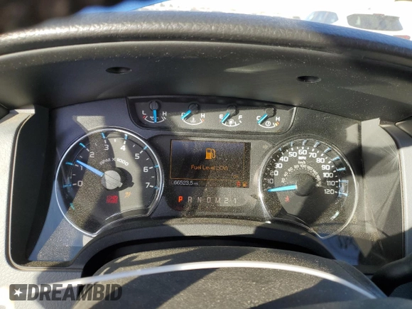 2013 Ford F-150 XL with VIN 1FTNF1CFXDKE71450, listed as a Copart auction lot 42798745 with 66,523 mi miles and Salvage Title. Bid and sale history available at carsss.com. Image 9.