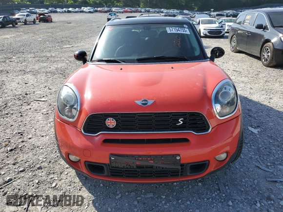 2012 MINI Countryman S with VIN WMWZC3C50CWL82827, listed as a Copart auction lot 57154755 with 149,751 mi miles and Salvage title. Bid and sale history available at DreamBid. Image 5.