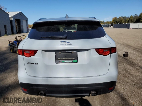 2019 Jaguar F-Pace 25t Prestige with VIN SADCK2FX1KA392222, listed as a Copart auction lot 76044604 with 105,235 mi miles and Salvage Title. Bid and sale history available at DreamBid. Image 6.