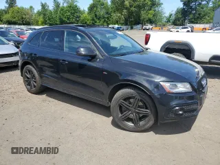 2014 Audi Q5 Premium Plus with VIN WA1DMAFP5EA114068, listed as a Copart auction lot 60199115 with 74,627 mi miles and Salvage title. Bid and sale history available at DreamBid. Image 4.