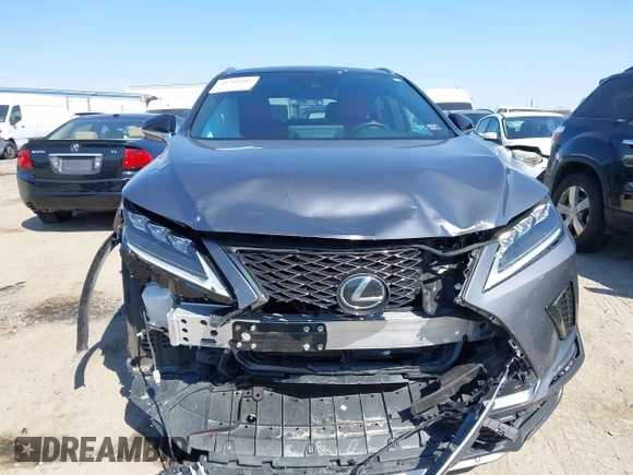 2022 Lexus RX with VIN 2T2YZMDA2NC366635, listed as a IAAI auction lot 41782105 with 30,504 mi miles. Bid and sale history available at carsss.com. Image 12.