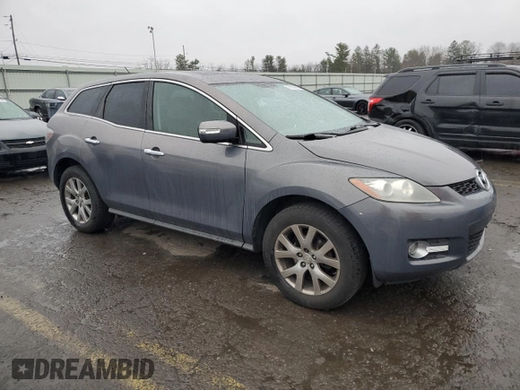 2009 Mazda CX-7 Grand Touring with VIN JM3ER29L190220238, listed as a Copart auction lot 50350585 with 144,358 mi miles and Salvage Title. Bid and sale history available at carsss.com. Image 4.
