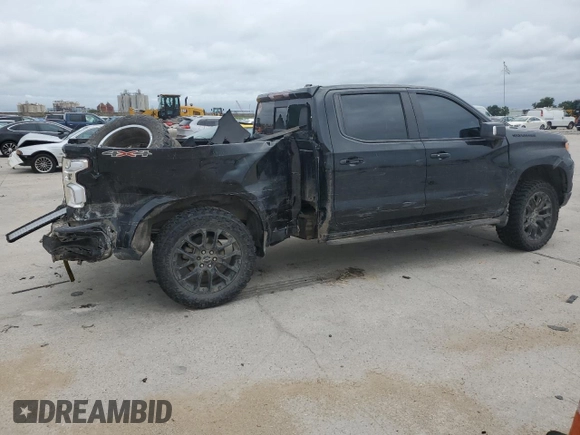 2023 Chevrolet Silverado 1500 RST with VIN 3GCUDEE83PG311025, listed as a Copart auction lot 70839424 with 40,519 mi miles and Salvage Title. Bid and sale history available at carsss.com. Image 3.