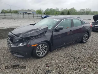 2016 Honda Civic EX with VIN 19XFC2F75GE075005, listed as a Copart auction lot 54423005 with 89,207 mi miles and Salvage Title. Bid and sale history available at DreamBid. Image 1.