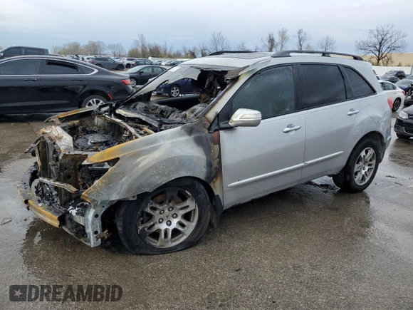 2008 Acura MDX with VIN 2HNYD28298H541915, listed as a Copart auction lot 51069205 with Not Provided miles and Salvage Title. Bid and sale history available at DreamBid. Image 1.