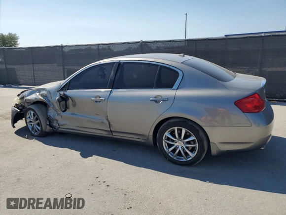 2007 Infiniti G35 Sedan G35x with VIN JNKBV61F37M816881, listed as a Copart auction lot 52777285 with 0 mi miles and Salvage Title. Bid and sale history available at carsss.com. Image 2.