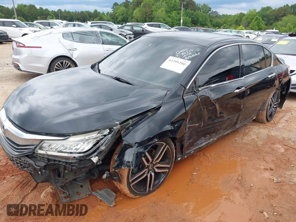 2016 Honda Accord Touring with VIN 1HGCR3F90GA012715, listed as a IAAI auction lot 42399280 with 140,786 mi miles and . Bid and sale history available at DreamBid. Image 17.