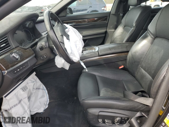 2015 BMW 7 Series 750i xDrive with VIN WBAYB6C59FD965994, listed as a Copart auction lot 53994545 with 119,929 mi miles and Salvage Title. Bid and sale history available at carsss.com. Image 7.