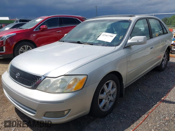 2000 Toyota Avalon XL with VIN 4T1BF28B8YU103644, listed as a IAAI auction lot 42167780 with 209,787 mi miles and . Bid and sale history available at DreamBid. Image 2.