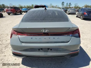 2021 Hyundai Elantra SEL with VIN KMHLM4AG3MU164308, listed as a Copart auction lot 49637275 with 21,908 mi miles and Salvage Title. Bid and sale history available at carsss.com. Image 6.