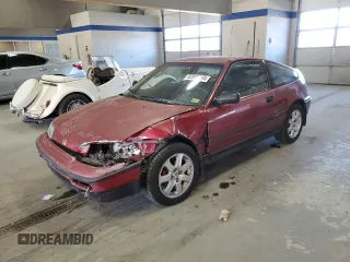 1991 Honda CRX DX z VIN JHMED8455MS015861, wystawiony jako Copart lot #82888244 z przebiegiem 328 469 mil mil oraz Szkoda całkowita • Salvage title. Historia ofert i sprzedaży dostępna na DreamBid. Obrazek 1.