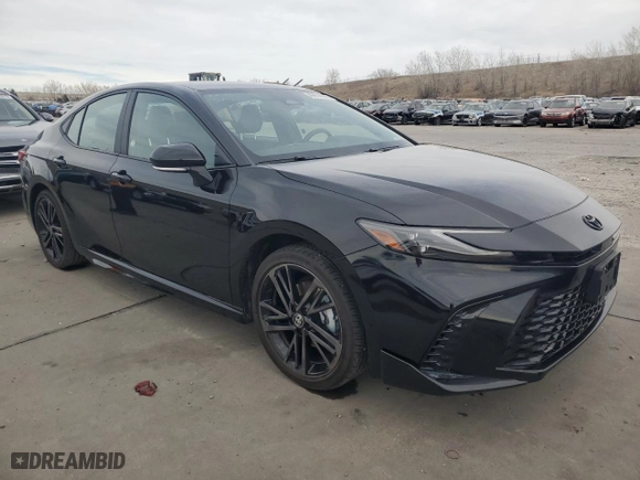 2025 Toyota Camry LE with VIN 4T1DAACK9SU045639, listed as a Copart auction lot 49914855 with 7,239 mi miles and Salvage Title. Bid and sale history available at carsss.com. Image 4.