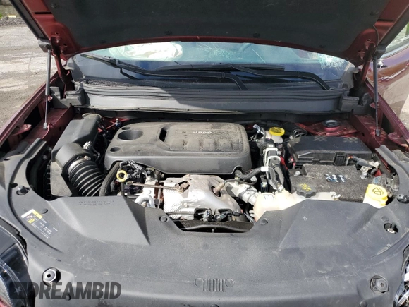 2019 Jeep Cherokee Latitude Plus z VIN 1C4PJMLNXKD192548, wystawiony jako Copart lot #55999925 z przebiegiem 28 762 mil mil oraz Szkoda całkowita • Salvage title. Historia ofert i sprzedaży dostępna na DreamBid. Obrazek 12.