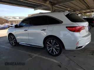 2020 Acura MDX w/Advance Pkg with VIN 5J8YD4H82LL014589, listed as a Copart auction lot 50556345 with 0 mi miles and Salvage Title. Bid and sale history available at carsss.com. Image 2.