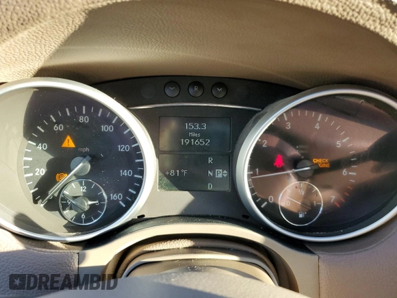 2008 Mercedes-Benz GL-Class 4.6L with VIN 4JGBF71E18A393602, listed as a Copart auction lot 77171534 with 191,652 mi miles and Clean Title. Bid and sale history available at carsss.com. Image 9.